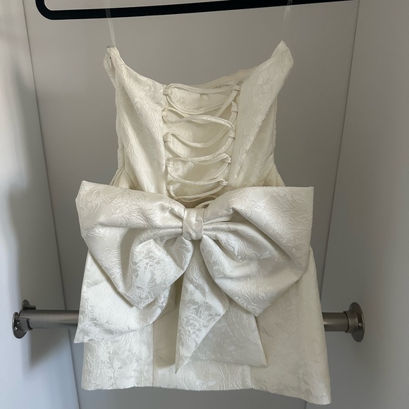 Babyboo Elenora Ivory Floral Mini Dress - Picture 8 of 10